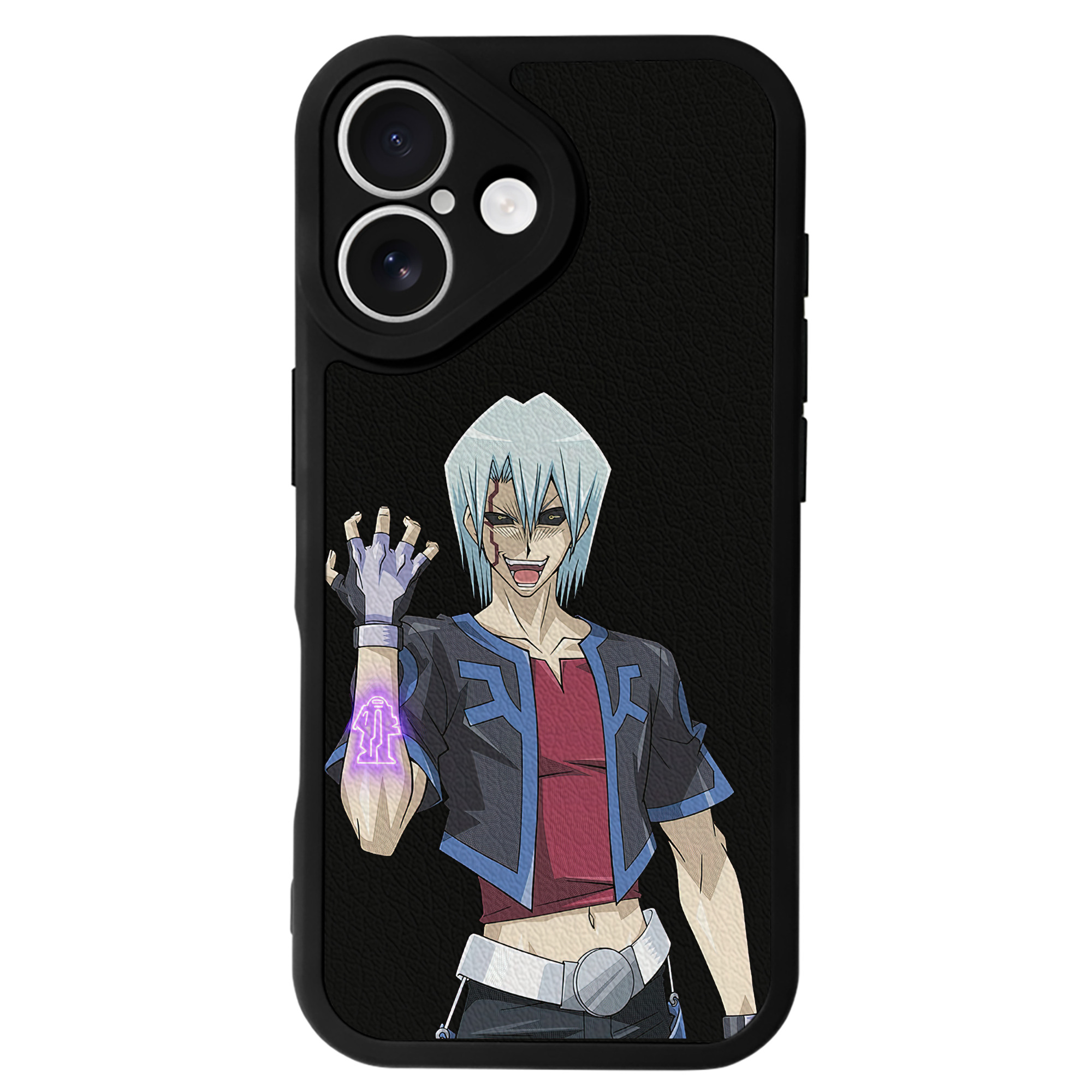 遊☆戯☆王 Yu-Gi-Oh! 【iPhone 16シリーズ対応】シリコンスマホケース（レザー調） 材質：シリコン